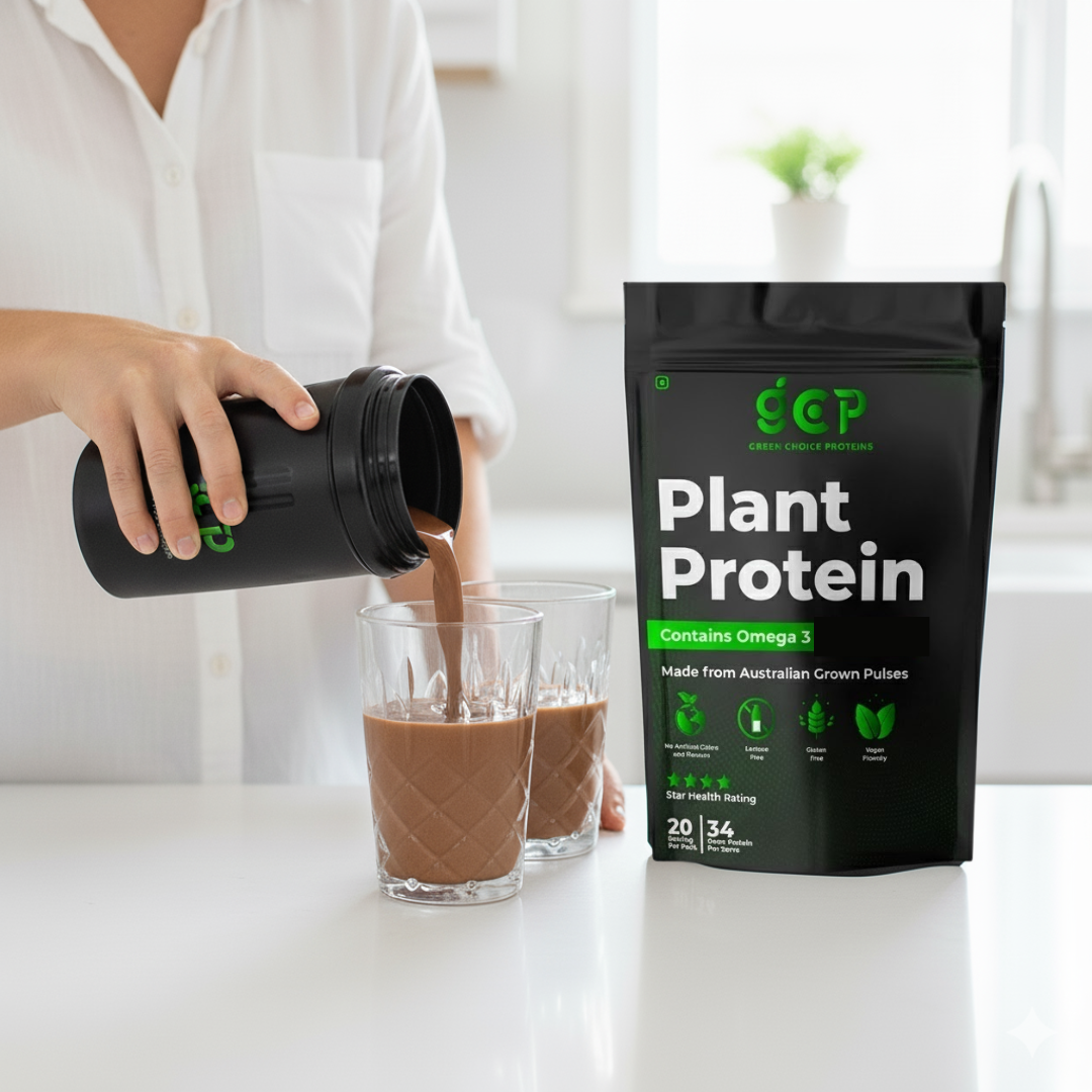 Chocolate Flavored Protein Powder - Plant-Based Protein