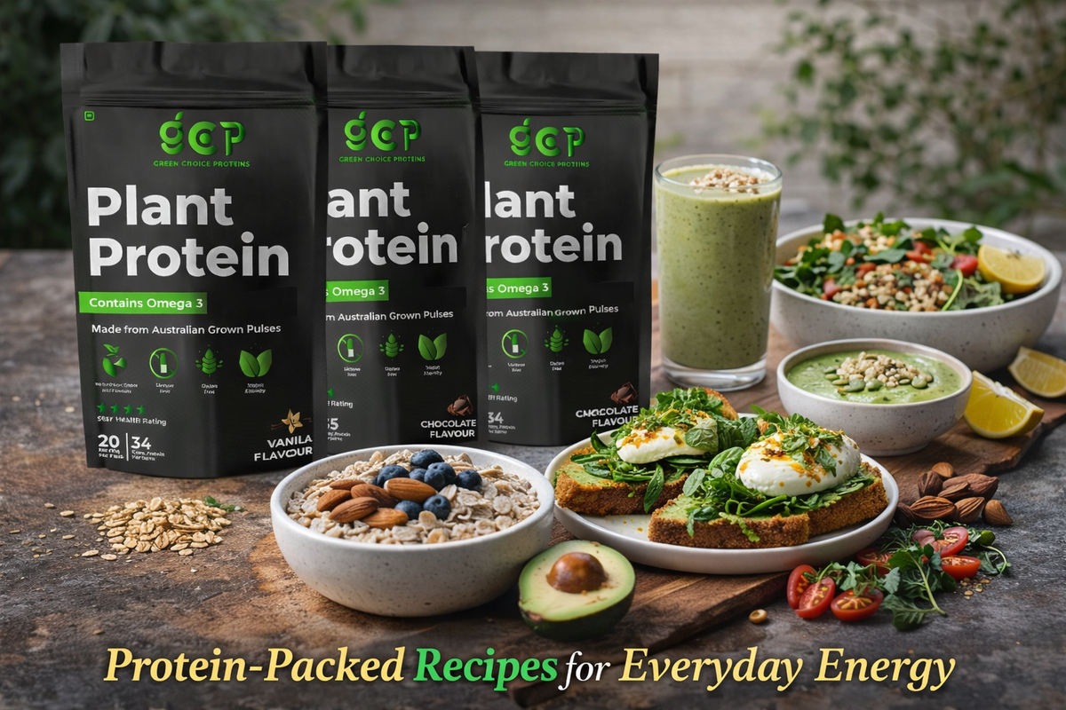 Healthy Aussie bites with plant protein