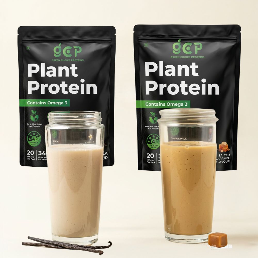 Plant Protein Powder Australia – Vanilla and Salted Caramel