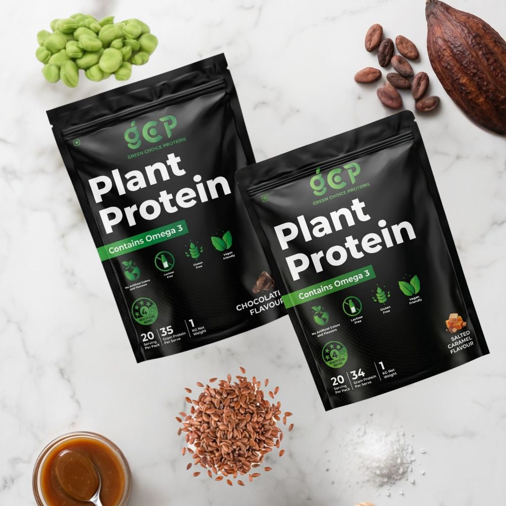 Chocolate and Salted Caramel Protein Powder-GCP Plant Protein
