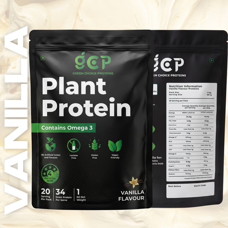 Vanilla Flavored Protein Powder - Plant Based Protein