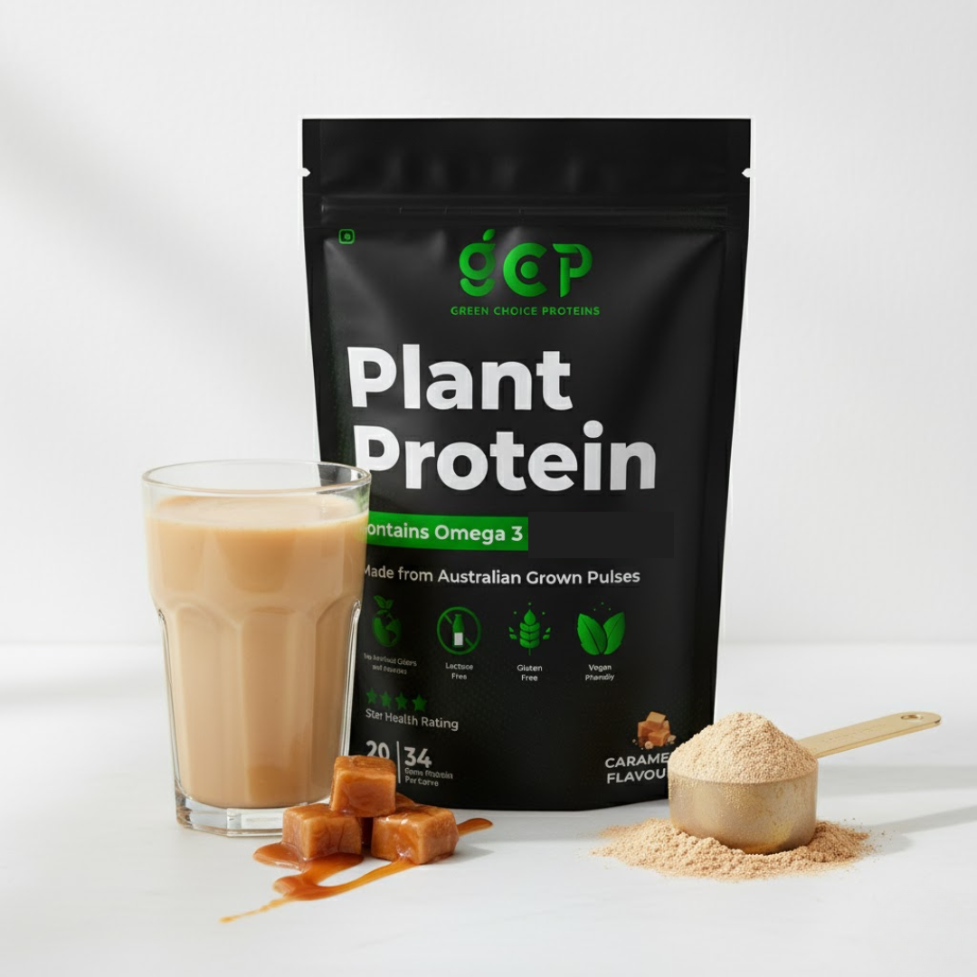 Salted Caramel Flavored Protein Powder - Plant Based Protein
