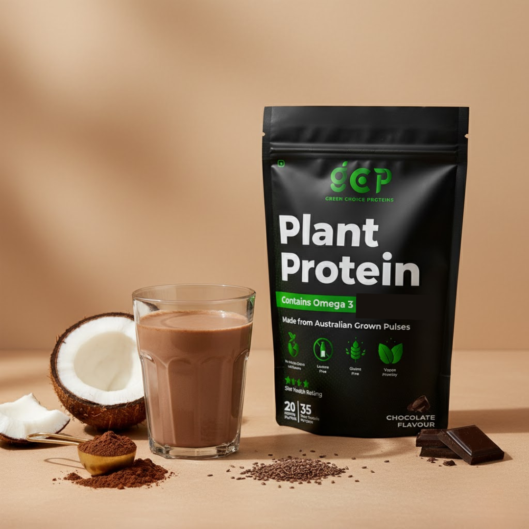 Chocolate Flavored Protein Powder - Plant-Based Protein