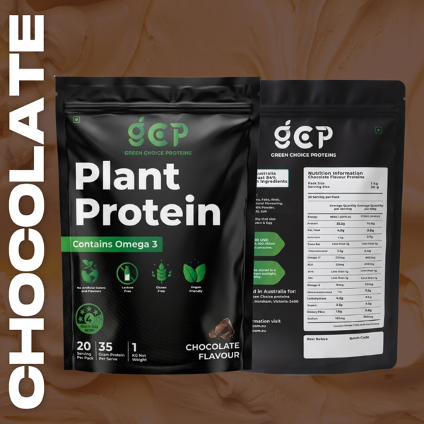 Chocolate Flavored Protein Powder - Plant-Based Protein