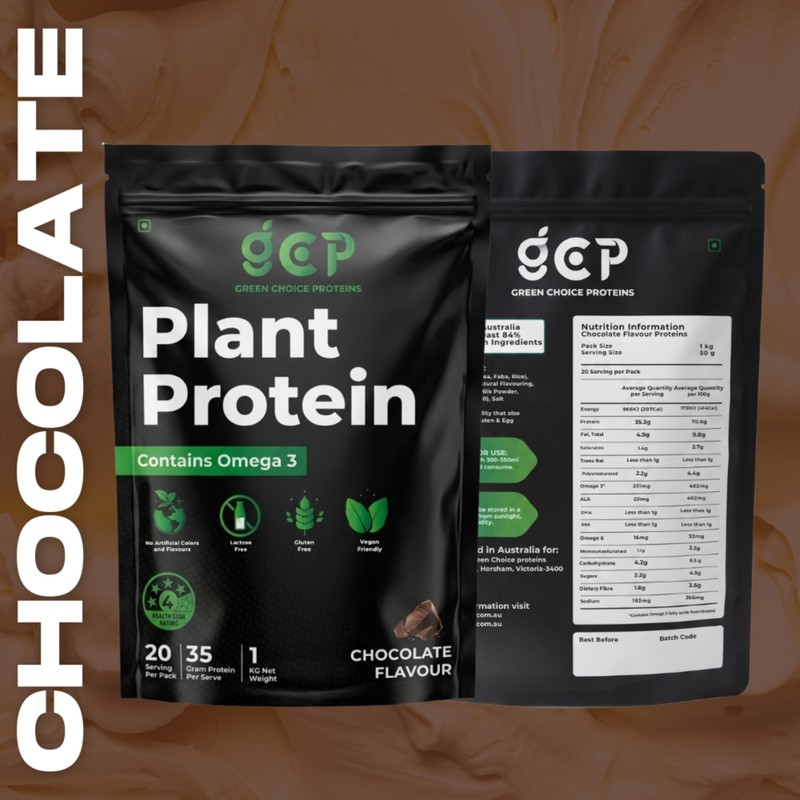 Chocolate Flavored Protein Powder - Plant-Based Protein