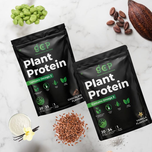 Plant-Based Protein Powder – Chocolate & Vanilla Blend