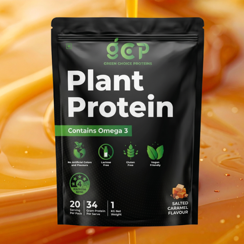 Salted Caramel Flavored Protein Powder - Plant Based Protein