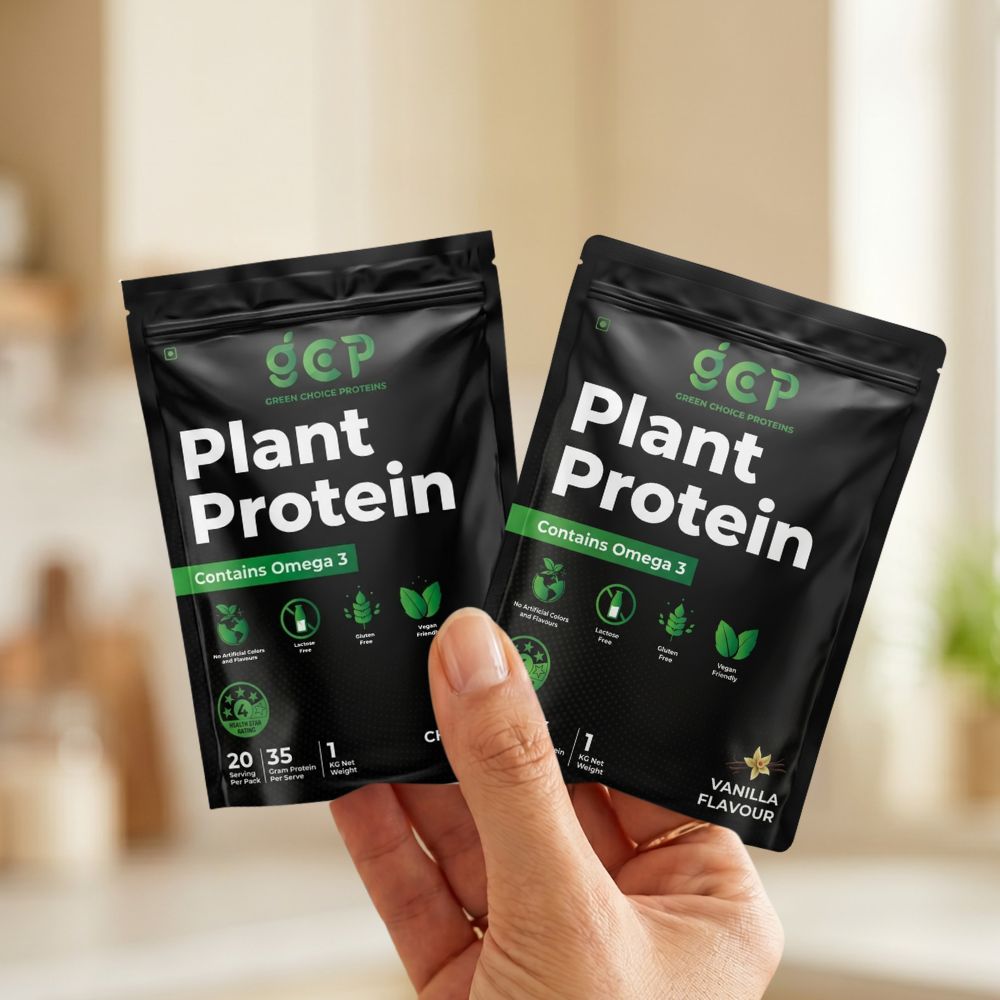 Plant-Based Protein Powder – Chocolate & Vanilla Blend