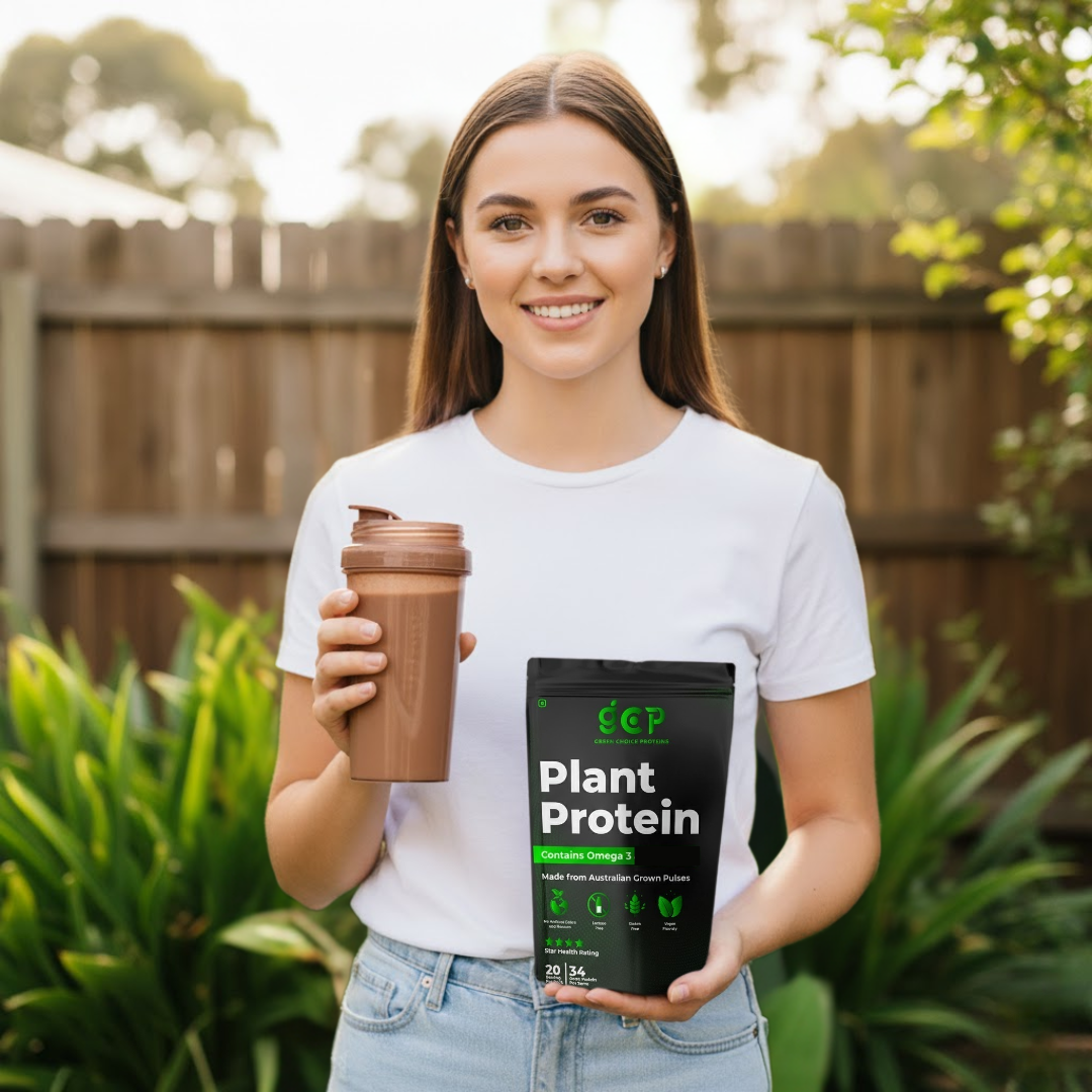 Chocolate Flavored Protein Powder - Plant-Based Protein