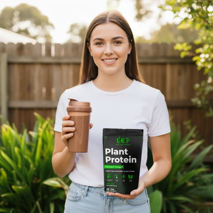 Chocolate Flavored Protein Powder - Plant-Based Protein