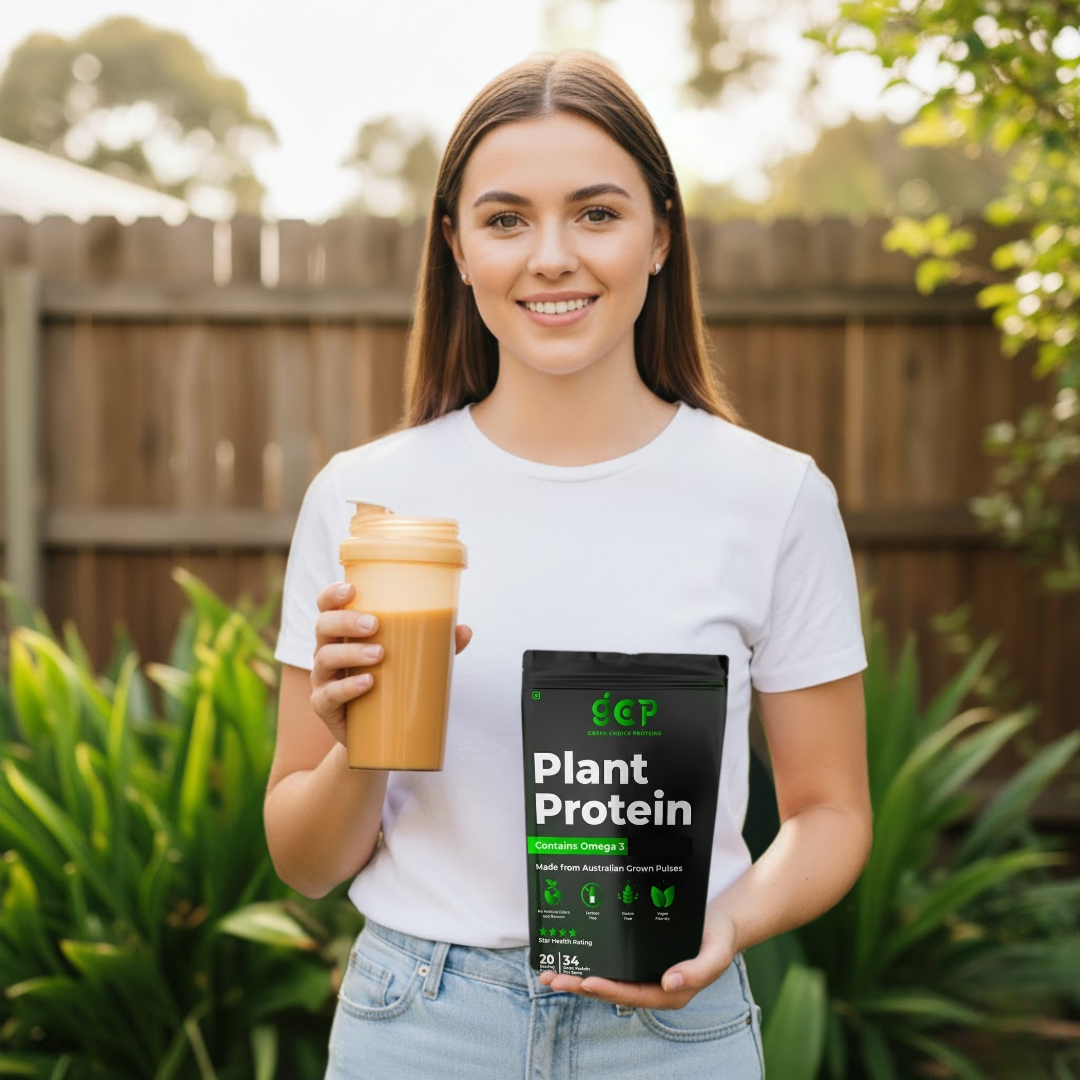 Salted Caramel Flavored Protein Powder - Plant Based Protein