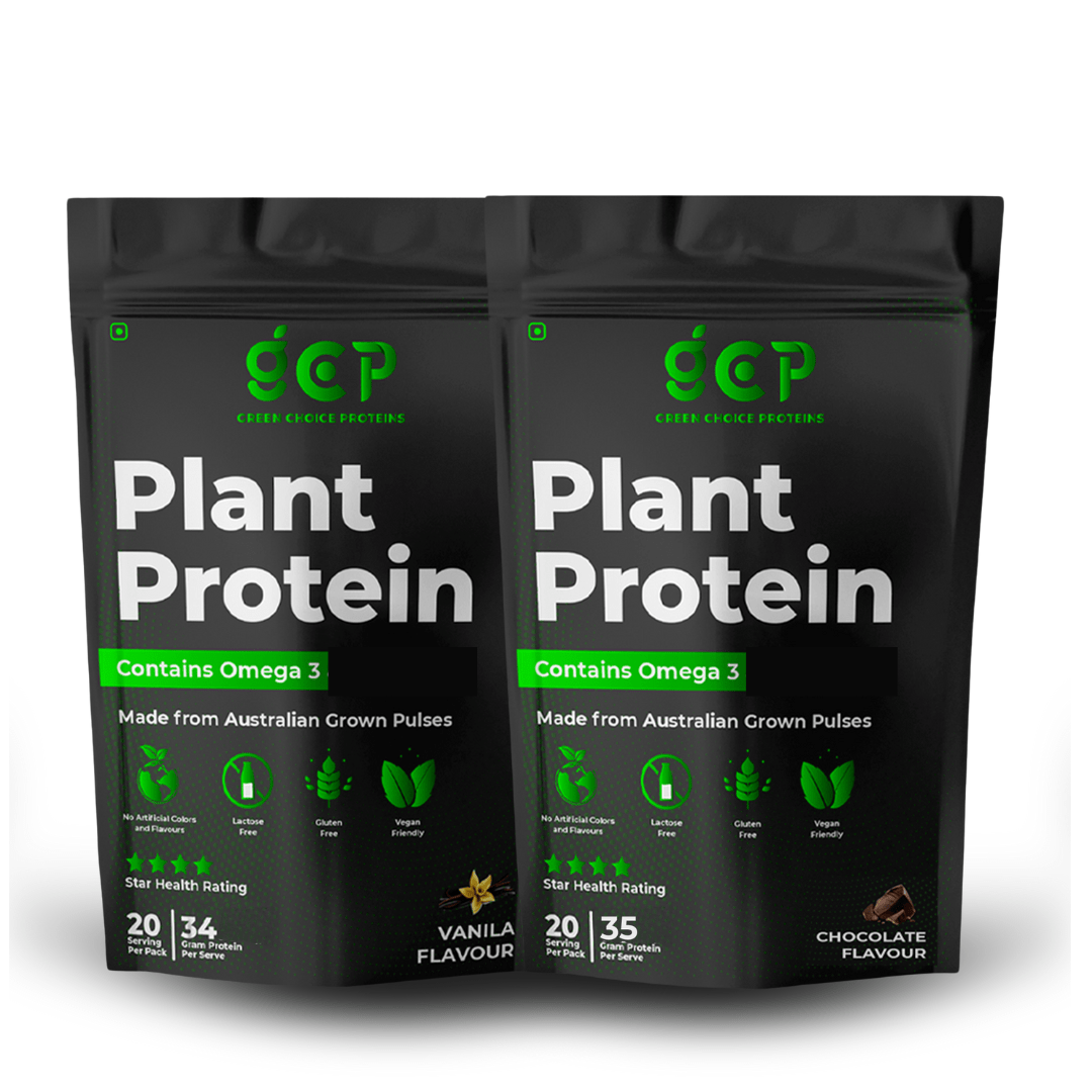 Plant-Based Protein Powder – Chocolate & Vanilla Blend