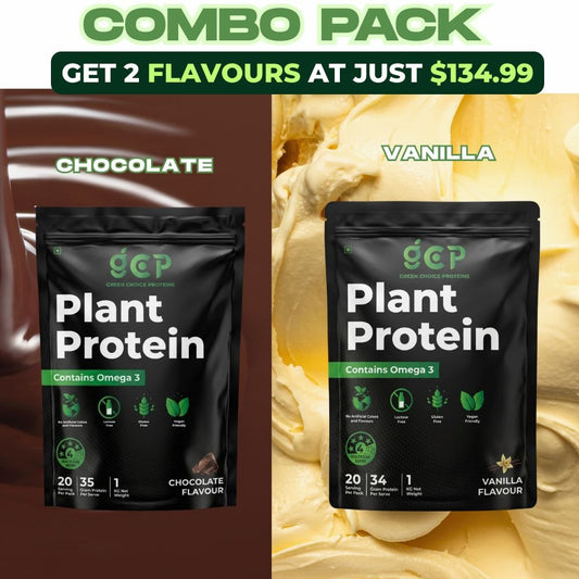 Plant-Based Protein Powder – Chocolate & Vanilla Blend