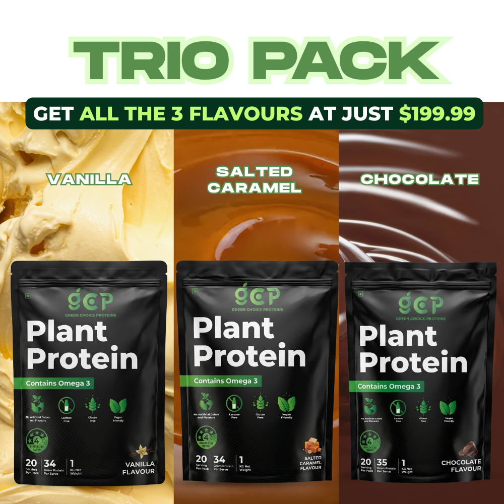 Plant-Based Protein Powder Australia – Chocolate, Caramel & Vanilla
