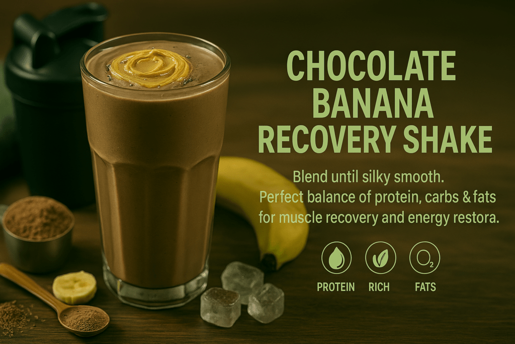 Chocolate Banana Recovery Shake