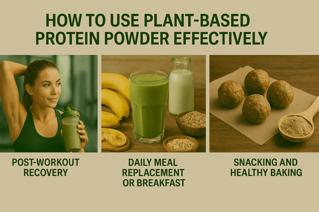 How to Use Plant-Based Protein Powder Effectively